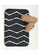 Pennie Antiderapant Covoraș de Baie Microfibra Zig Zag 041755-13 Gri 40x60buc