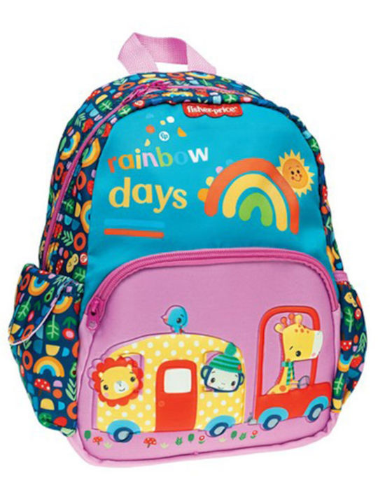 Gim Rainbow School Bag Backpack Kindergarten Multicolored