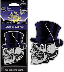 AMiO Parfum File Suspendată Auto Muertos Skull In Hat Negru Oud Negru
