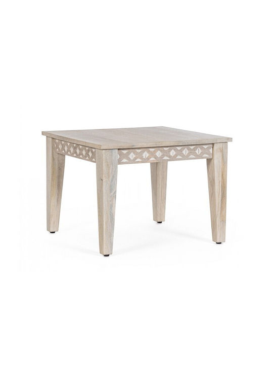 Square Coffee Table Indira Beige L55xW55xH40cm