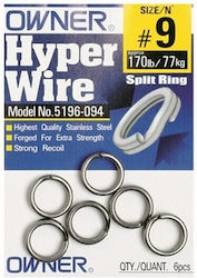 Owner Wire Split Ring Fishing