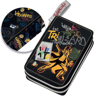 Graffiti Harry Potter Pencil Case Full with 2 Compartments Black