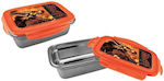 Graffiti Dragon Stainless Steel Kids' Food Container 0.8lt Orange x x 6pcs