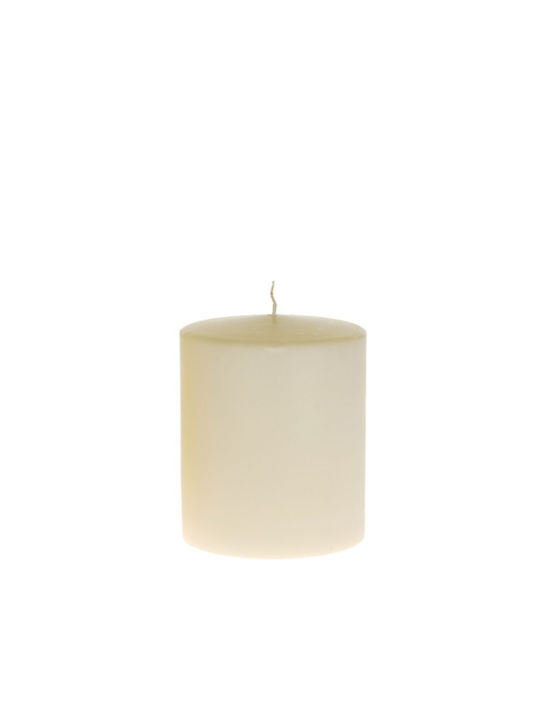 Iliadis Decorative Candle Beige 12x14cm 1pcs