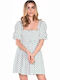 Sommer Mini Kleid Rosa