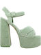 Platform Women's Sandals Content Green