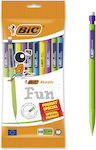 BIC Matic Fun 0.7 mm HB Μηχανικά μολύβια, διάφορα χρώματα, 10 τεμ