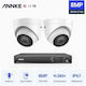 Annke Σύστημα Παρακολούθησης N48PAW I91BM2 2 Καμερών IP 8MP με Καταγραφικό NVR