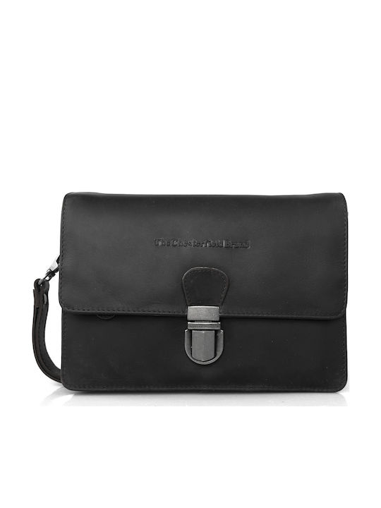 The Chesterfield Brand Leather Men's Bag Shoulder / Crossbody Black The Chesterfield Brand Leather Men's Bag Shoulder / Crossbody Black