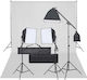 vidaXL Kit Φωτισμού για Studio