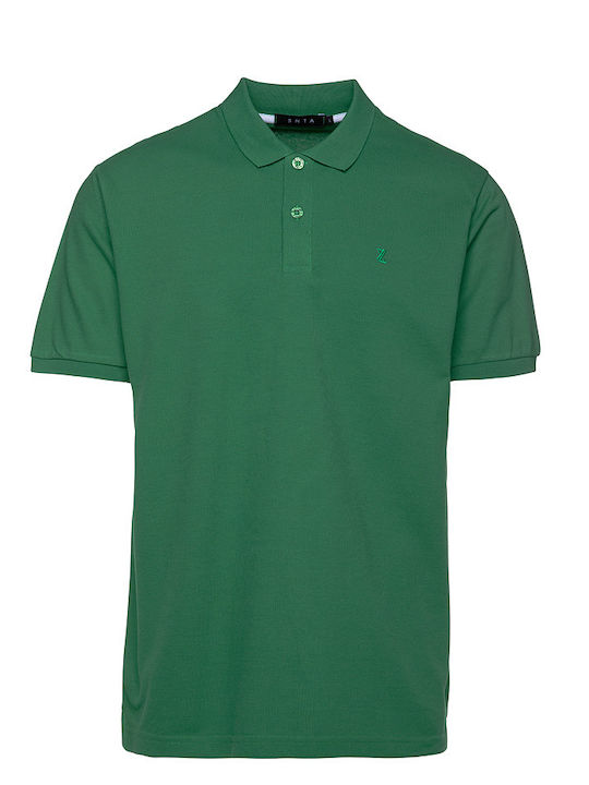 Snta Polo Pique Snta Polo Pique cu tricou Basic Logo cu mânecă scurtă - Verde