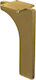 Roline Metallic Furniture Leg Suitable for Table / Coffee Table 7x7x12cm Gold