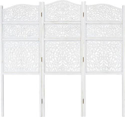 Κεφαλάρι Ξύλινο Λευκό 141x132cm