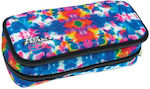 Back Me Up Fabric Pencil Case Tie Dye with 2 Compartments Multicolour