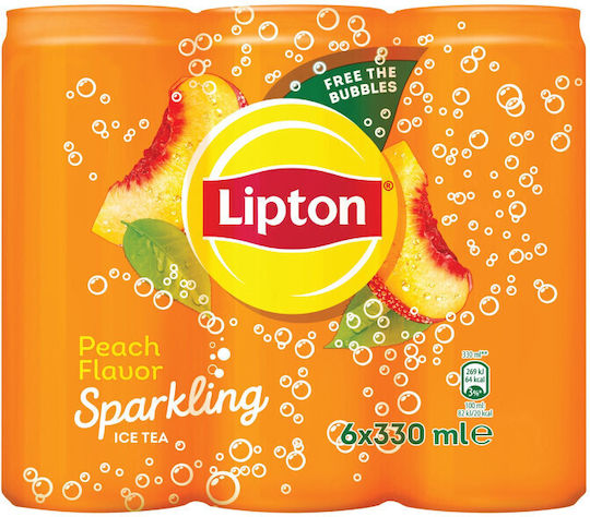 Lipton Ice Tea Peach with Carbonation in Box 6x330ml