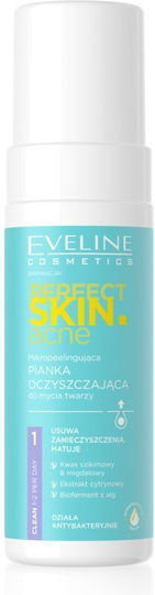 Eveline Perfect Skin Scne Αφρός Καθαρισμού Προσώπου για Ακνεϊκές Επιδερμίδες 150ml