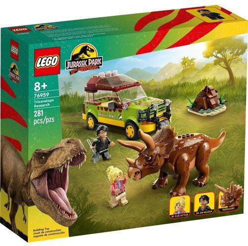 LEGO Jurassic World 30th Anniversary Triceratops Research for Ages 8+ 281 Pieces