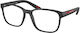 Prada Men's Acetate Prescription Eyeglass Frame Black PS06PV DG01O1