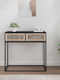Solid Wood Console Table L80xW30xH75cm