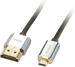 Lindy 41682 HDMI 2.0 HDMI Мъжки - Микро HDMI Мъжки 2м Черен