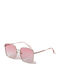 Moscow Mule Women's Sunglasses with Silver Metal Frame and Pink Gradient Polarized Lens MM/LS309/4
