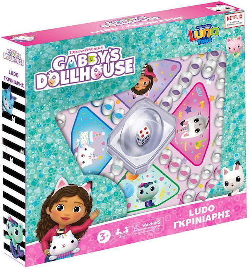 Board Game Pop Up Γκρινιάρης Gabby's Dollhouse for 2-4 Players 3+ Years Old (EN) Luna