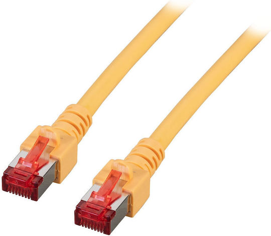 EFB S/FTP Cat.6 (Gigabit) Καλώδιο Δικτύου Ethernet 1m Κίτρινο