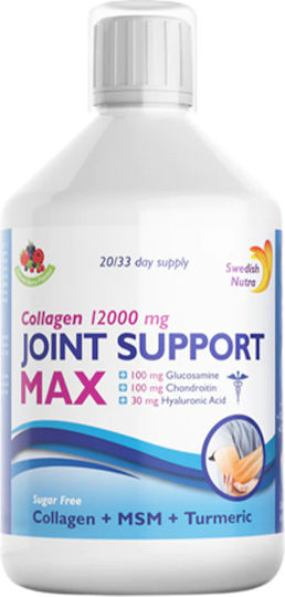 Swedish Nutra Joint Support Max mit Vitamin C 500ml Natürliche Beere