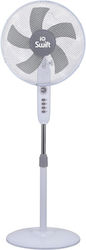 IQ Pedestal Fan 50W Diameter 40cm White White-Grey