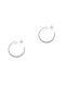 Silver hoops earrings 925