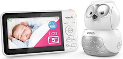 Vtech Comunicare wireless pentru bebeluși Video Nanny cu cameră și ecran 5" cu comunicare bidirecțională și sunete de adormit