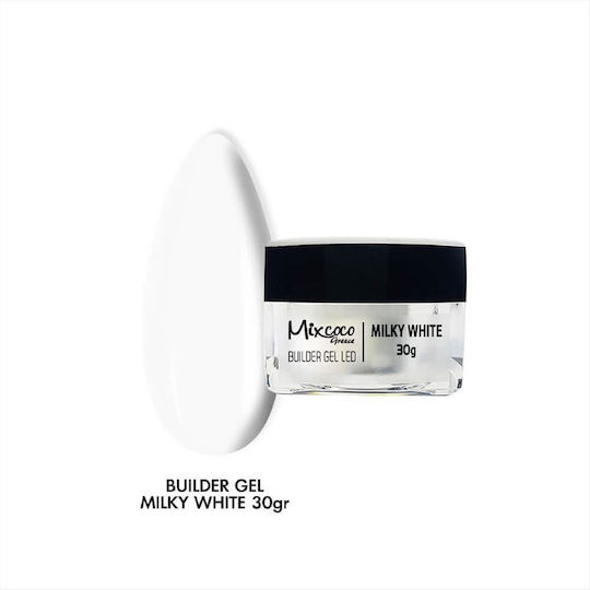 Mixcoco Builder Gel Νυχιών Λευκό 30gr