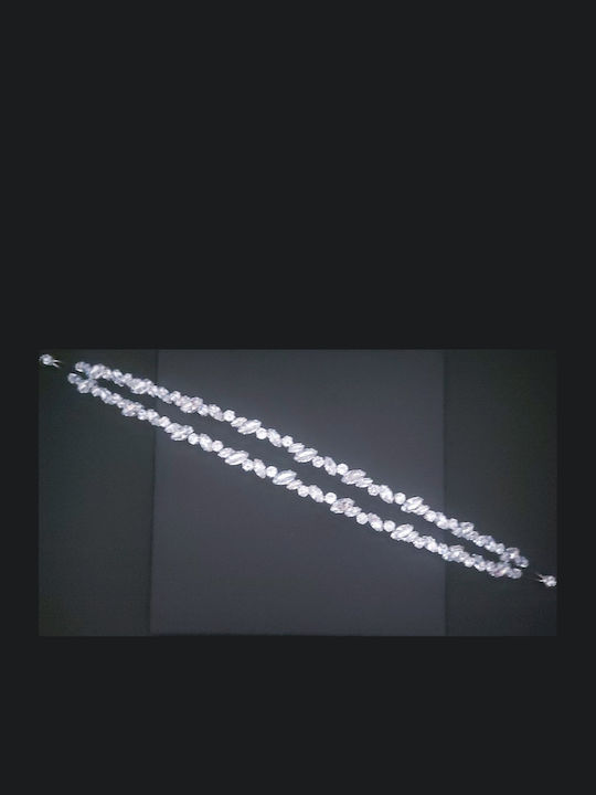 Bridal Headpiece Double Row Zircon 32 Cm