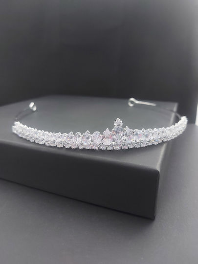 Brautaccessoires Kopfstück Zirkon 2,5 cm