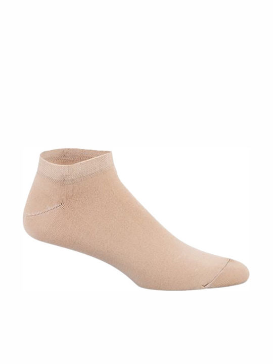Douros Socks Ανδρικές Μονόχρωμες Κάλτσες Μπεζ