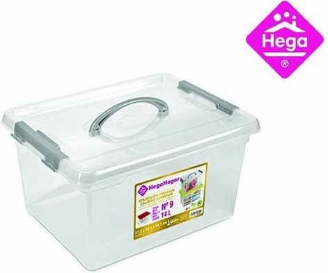 AGC Kunststoff Aufbewahrungsbox mit Deckel 28.4x37.3x19.1cm 1Stück