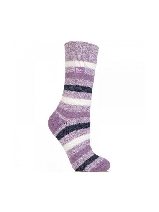 Heat Holders Women's Patterned Socks Purple