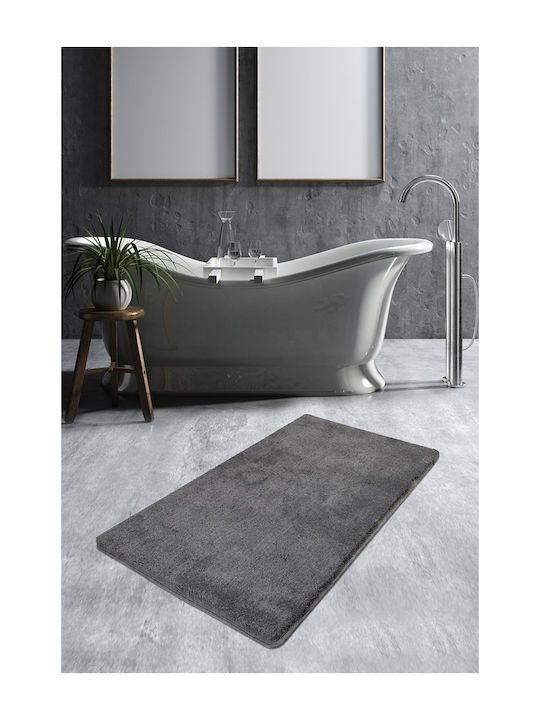 Non-Slip Bath Mat 359CHL4112 Gray 140x140cm