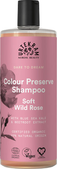 Urtekram Soft Wild Rose Shampoos Glanz für Gefärbt Haare 500ml