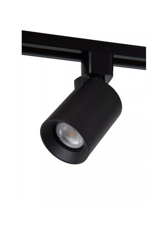 Lucide Lightning Μονό Σποτ με Ντουί GU10 σε Μαύ...