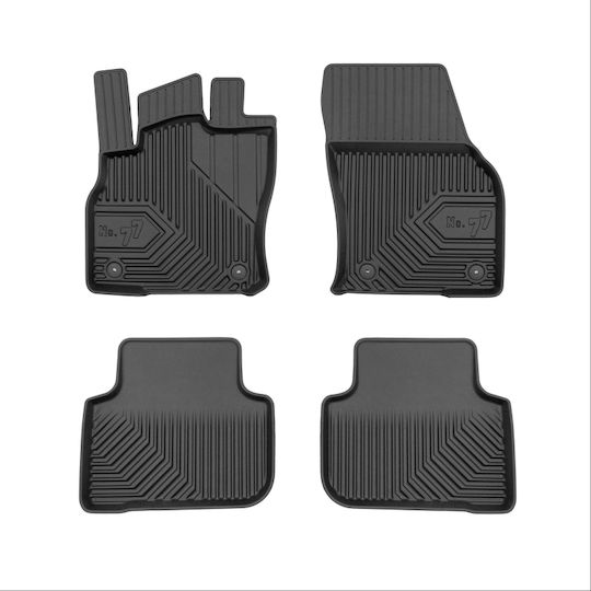 Frogum Set of Front and Rear Mats 4pcs for Audi Q3 2018 Black