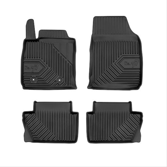 Frogum Set of Front and Rear Mats 4pcs for Ford EcoSport 2017 Black