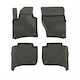 Frogum Set of Front and Rear Mats 4pcs for Volkswagen Touareg Porsche Cayenne 2010-2017 Black