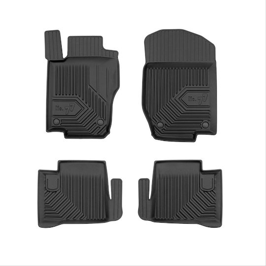 Frogum Set of Front and Rear Mats 4pcs for Mercedes-Benz ML 2005-2011 Black