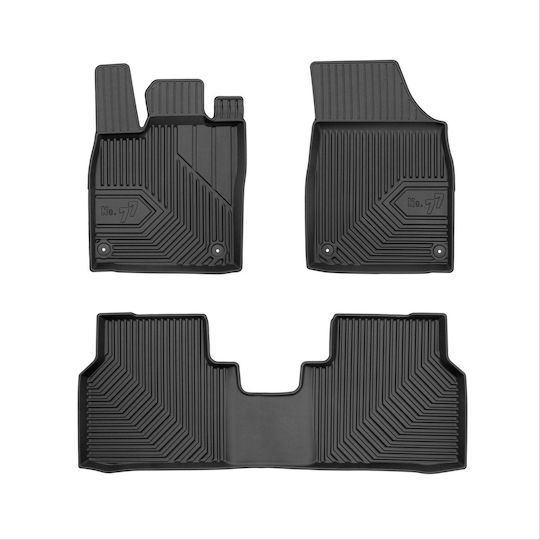 Frogum Set Covorașe Față și Spate 4buc din Furtun pentru Skoda Enyaq Audi e-tron Negre