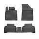 Frogum Set of Front and Rear Mats 4pcs for Kia Sportage 2021 Black