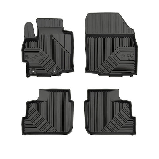 Frogum Set Covorașe Față și Spate 4buc din Furtun pentru Mitsubishi Spațiu Stea 2013 Negre