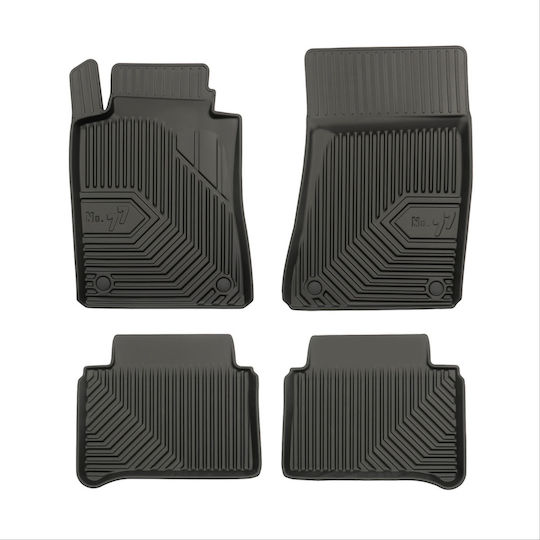 Frogum Σετ Μπροστινά και Πίσω Πατάκια 4τμχ για Mercedes-Benz CLS Class / E Class 2004-2010 Μαύρα