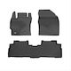 Frogum Set of Front and Rear Mats 3pcs for Toyota Verso 2009-2018 Black