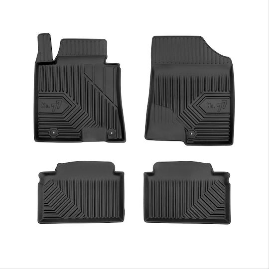 Frogum Set of Front and Rear Mats 3pcs for Hyundai i30 2012-2017 Black